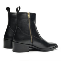 Godfather Series Men’s Pointed Cuban Heel Leather Chelsea Boots - DYNOGEM