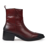 Godfather Imperial – Premium Cherry Black Leather Boots - DYNOGEM