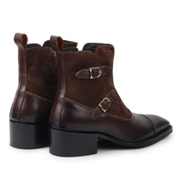 Dynogem Imperial Brown Leather Ankle Boots - DYNOGEM