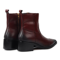 Godfather Imperial – Premium Cherry Black Leather Boots - DYNOGEM