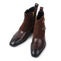 Dynogem Imperial Brown Leather Ankle Boots - DYNOGEM