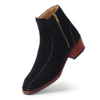 Maharaja Series – Royal Suede Leather Stitch Boots - DYNOGEM